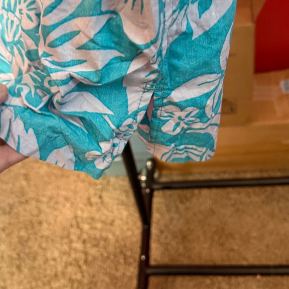 Men's Vibrant Hawaii Floral Short Sleeve Button Up Shirt,, Sz Lg - Picture 5 of 7